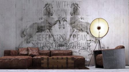 Современные обои в интерьере на фото